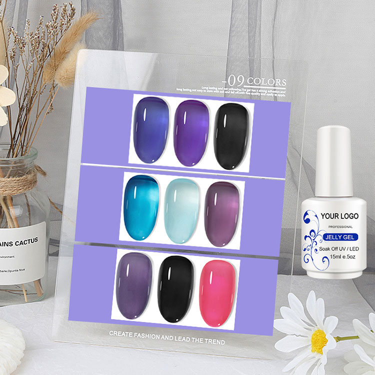 90 Түстер ICE Jelly Gel жылтыратқыш
